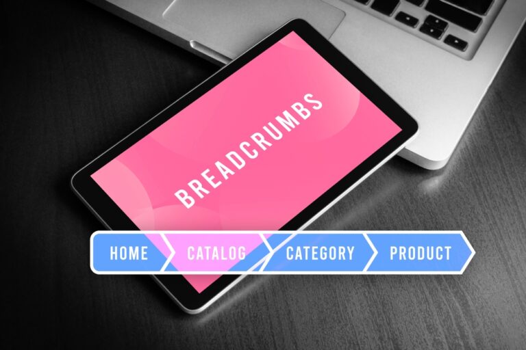 breadcrumb navigation graphic depiction